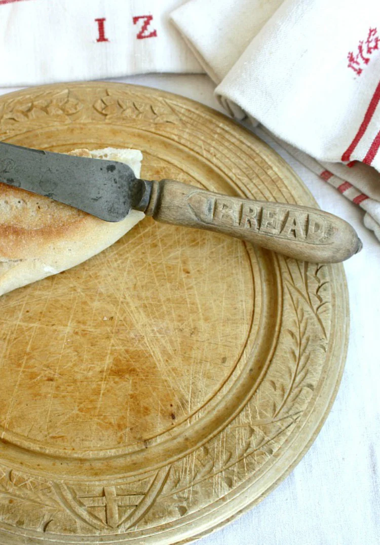 wooden bread board