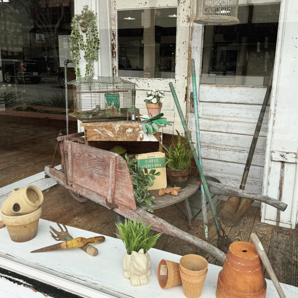Fresh and Creative Spring Antique Booth Display Ideas - Lost & Found Decor