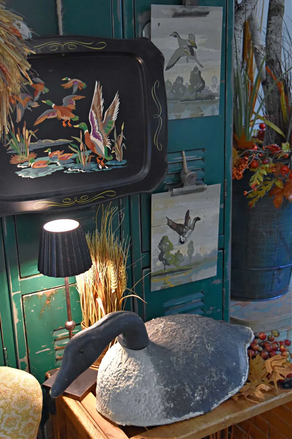 image of wall art with ducks