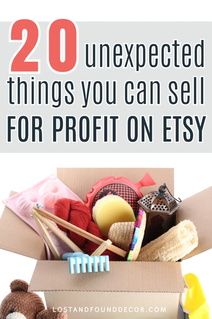 unexpected things you can sell on etsy