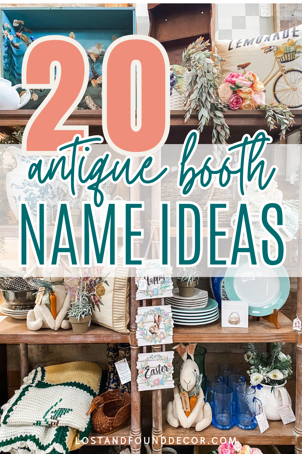 how to name your antique booth