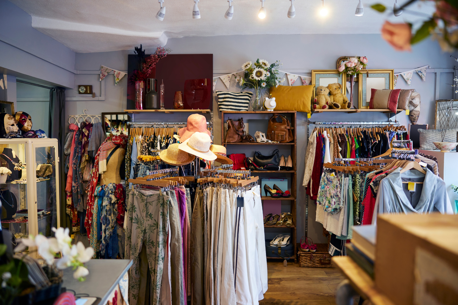thrift store interior